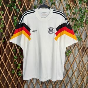 Vintage germany soccer jersey 90s embroider adidas t-shirt